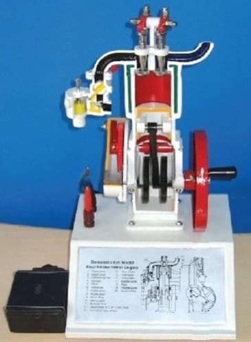 4 STROKE DIESEL ENGINE SECTIONAL WORKING MODEL