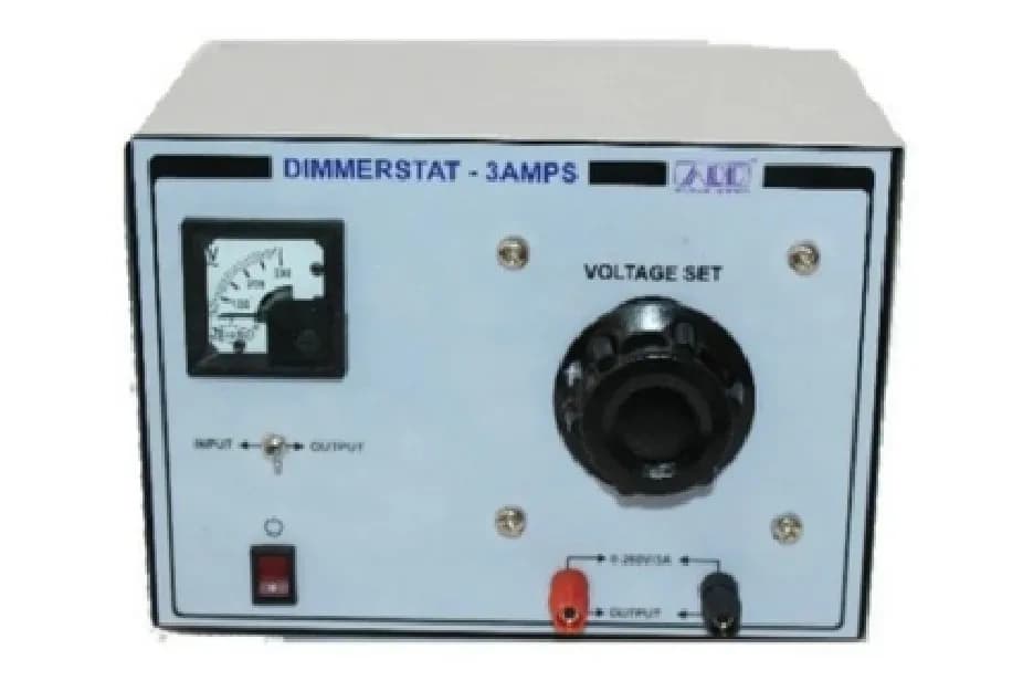 Dimmer start 3 Amps