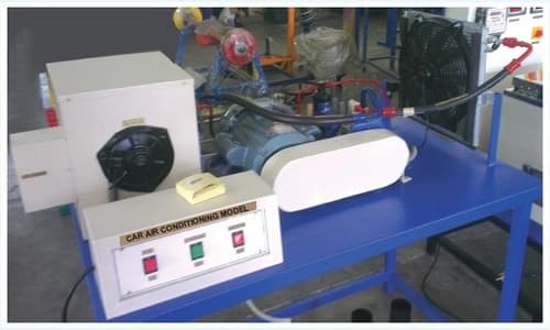 Car Air Conditioning Actual Cut Section