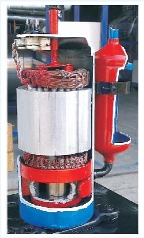 Rotary Compressor Actual Cut Section